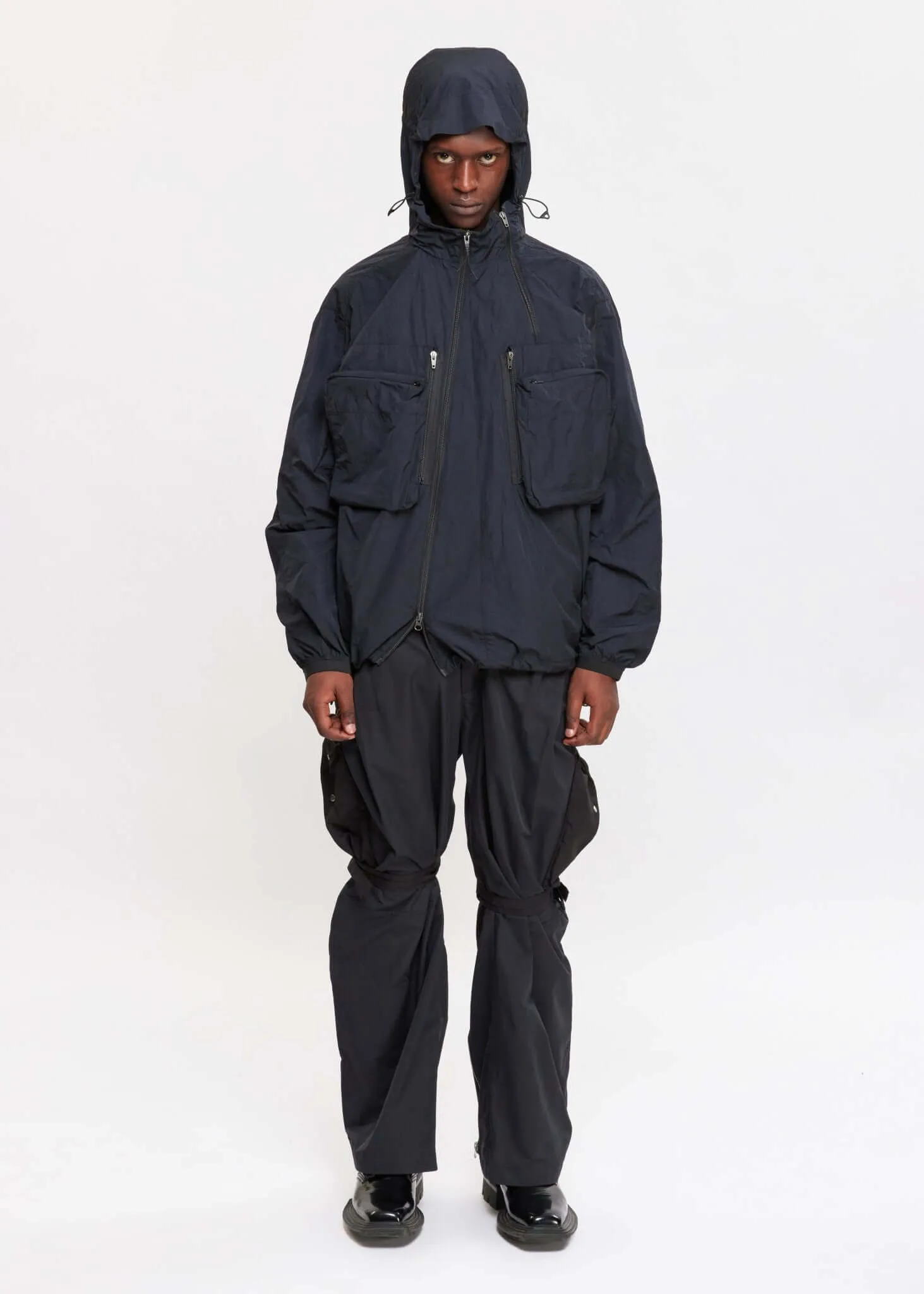 Smock Covert Paneled Parka