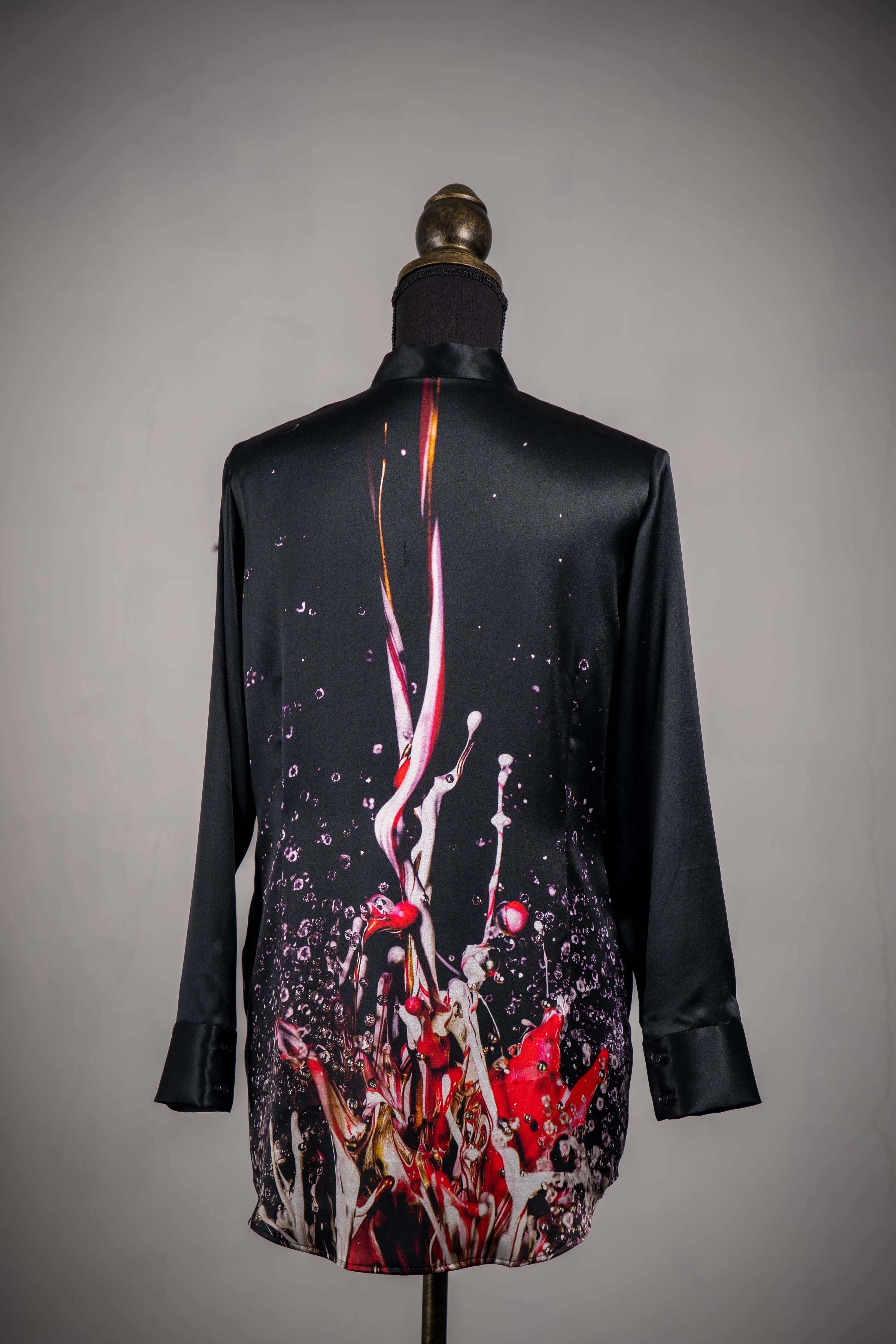 Sound of Ikebana Silk dress Shirt 2