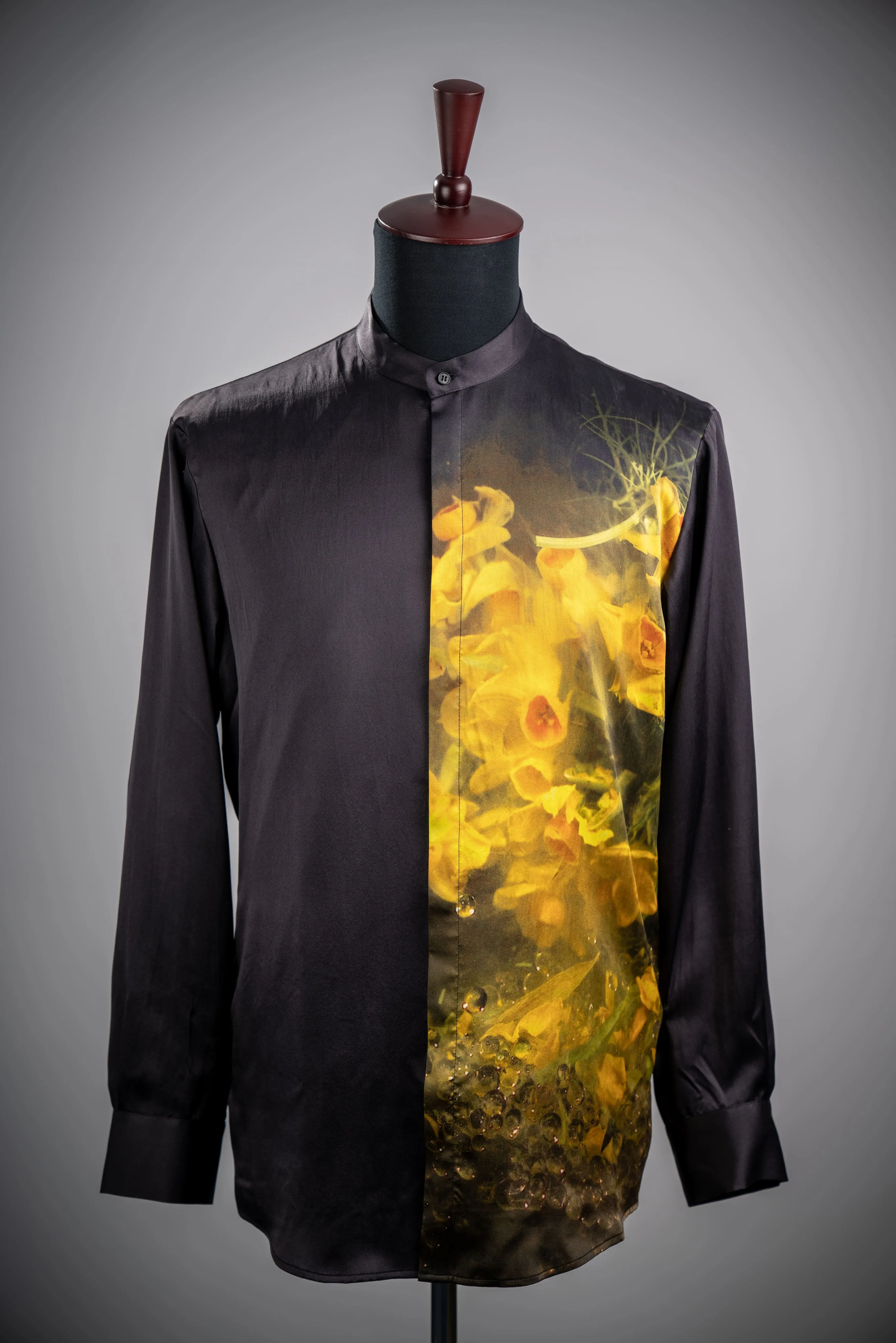 Sound of Ikebana Silk dress Shirt 3