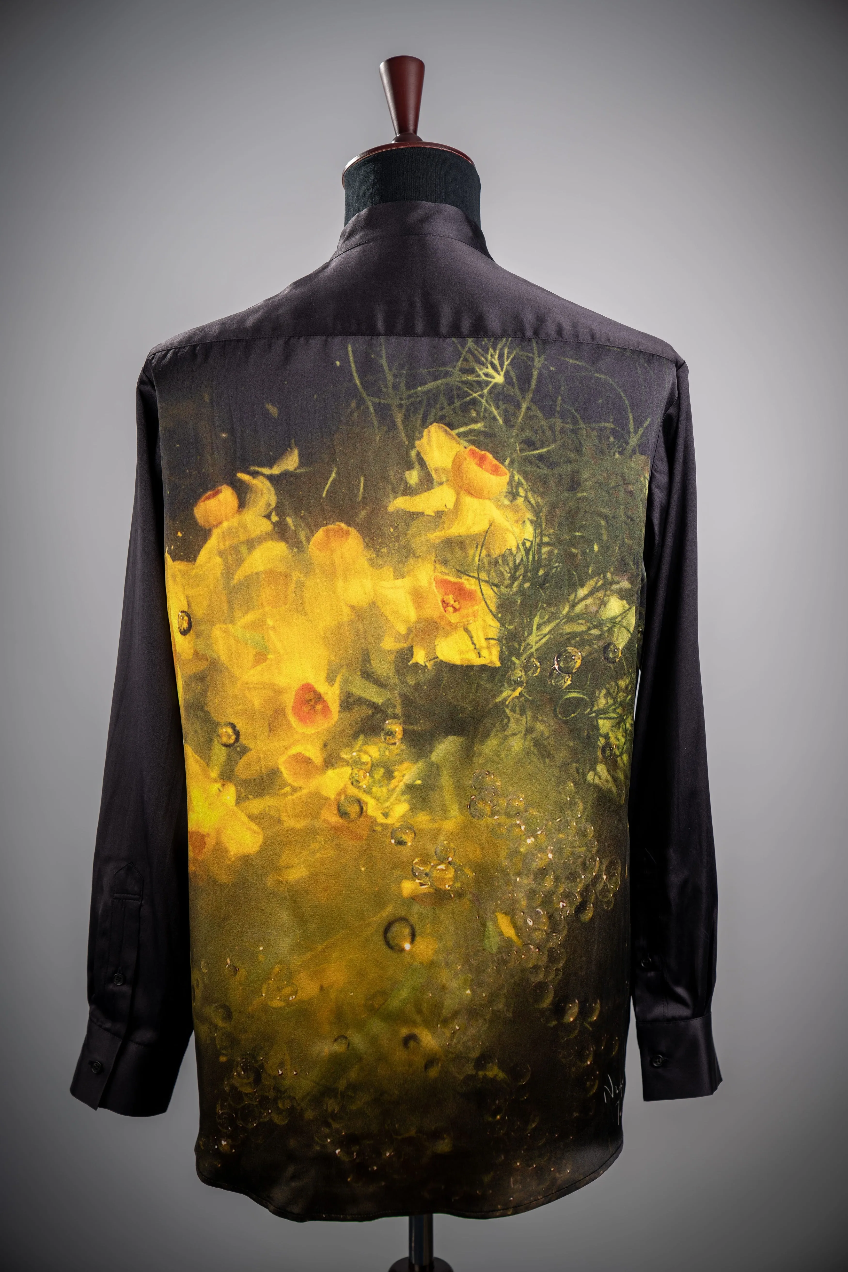 Sound of Ikebana Silk dress Shirt 3