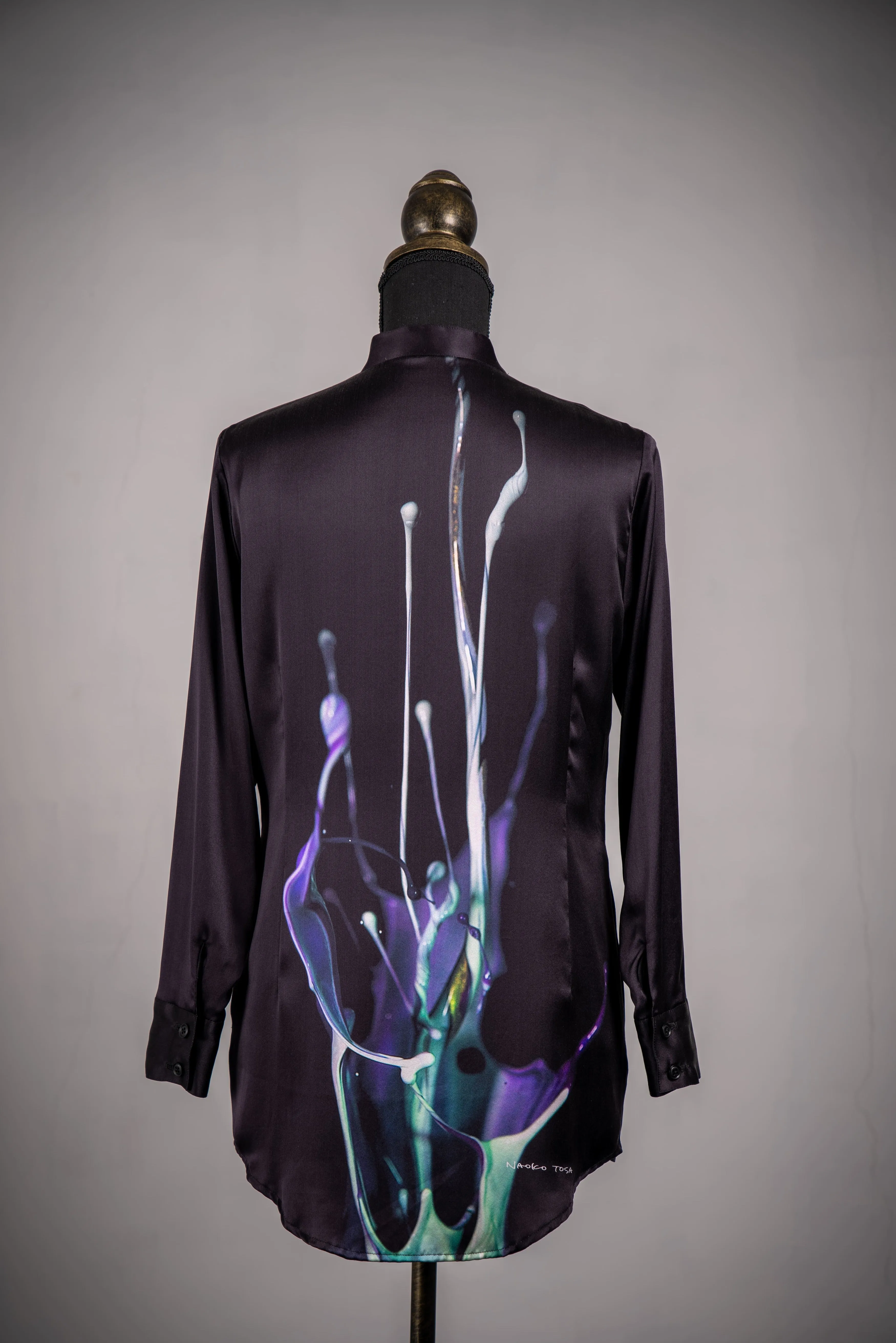 Sound of Ikebana Silk dress Shirt 4