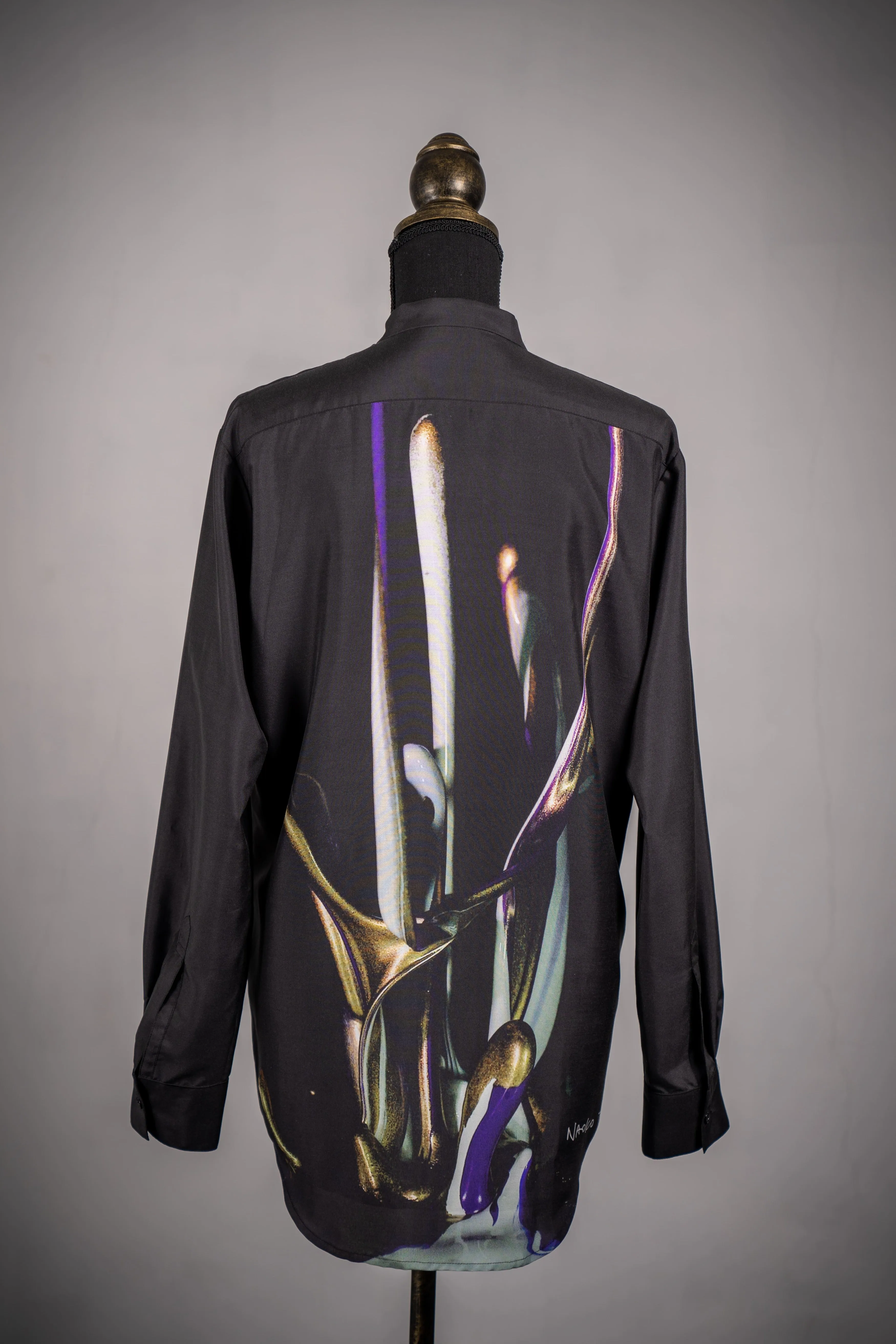 Sound of Ikebana Silk dress Shirt 6