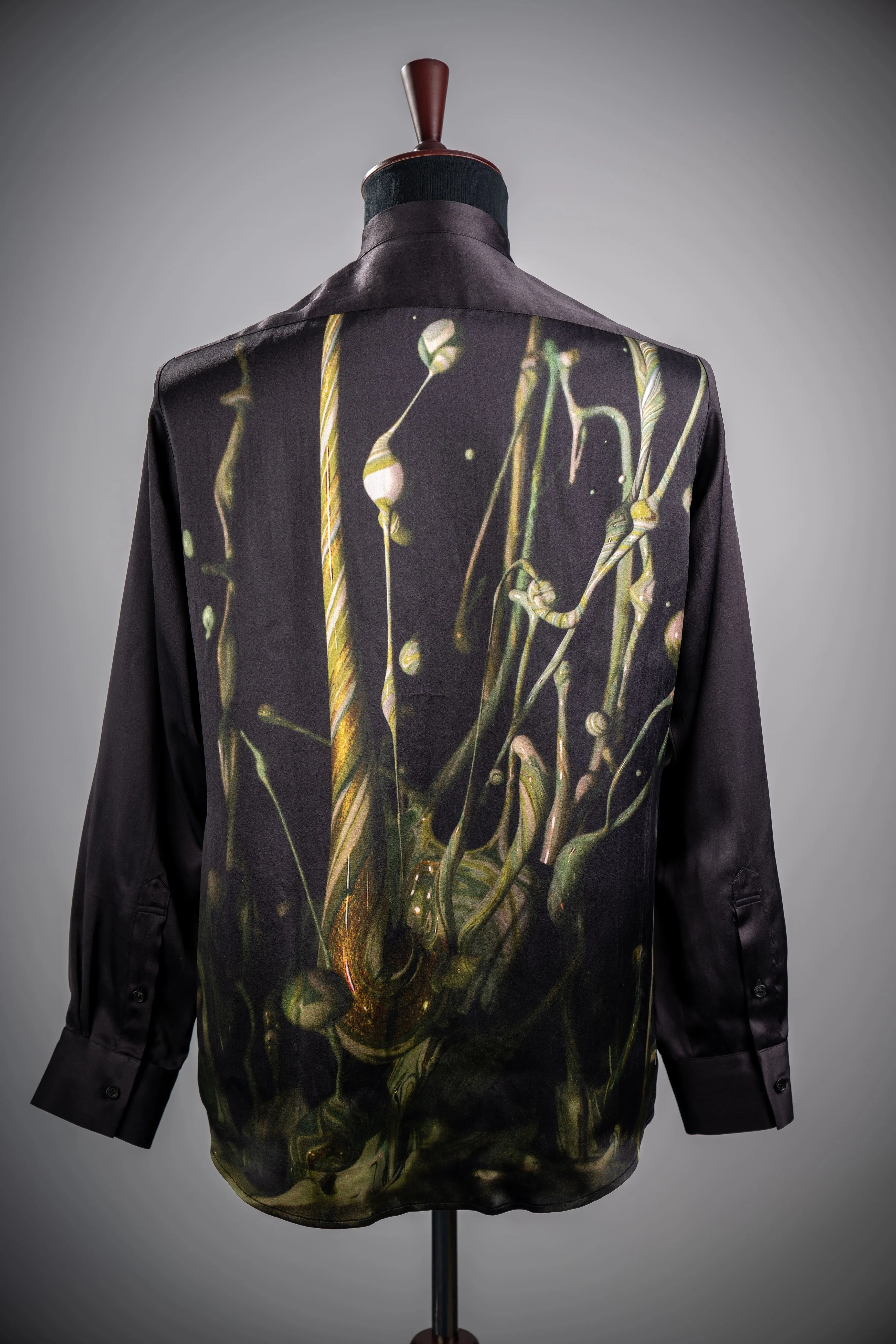 Sound of Ikebana Silk dress Shirt 7