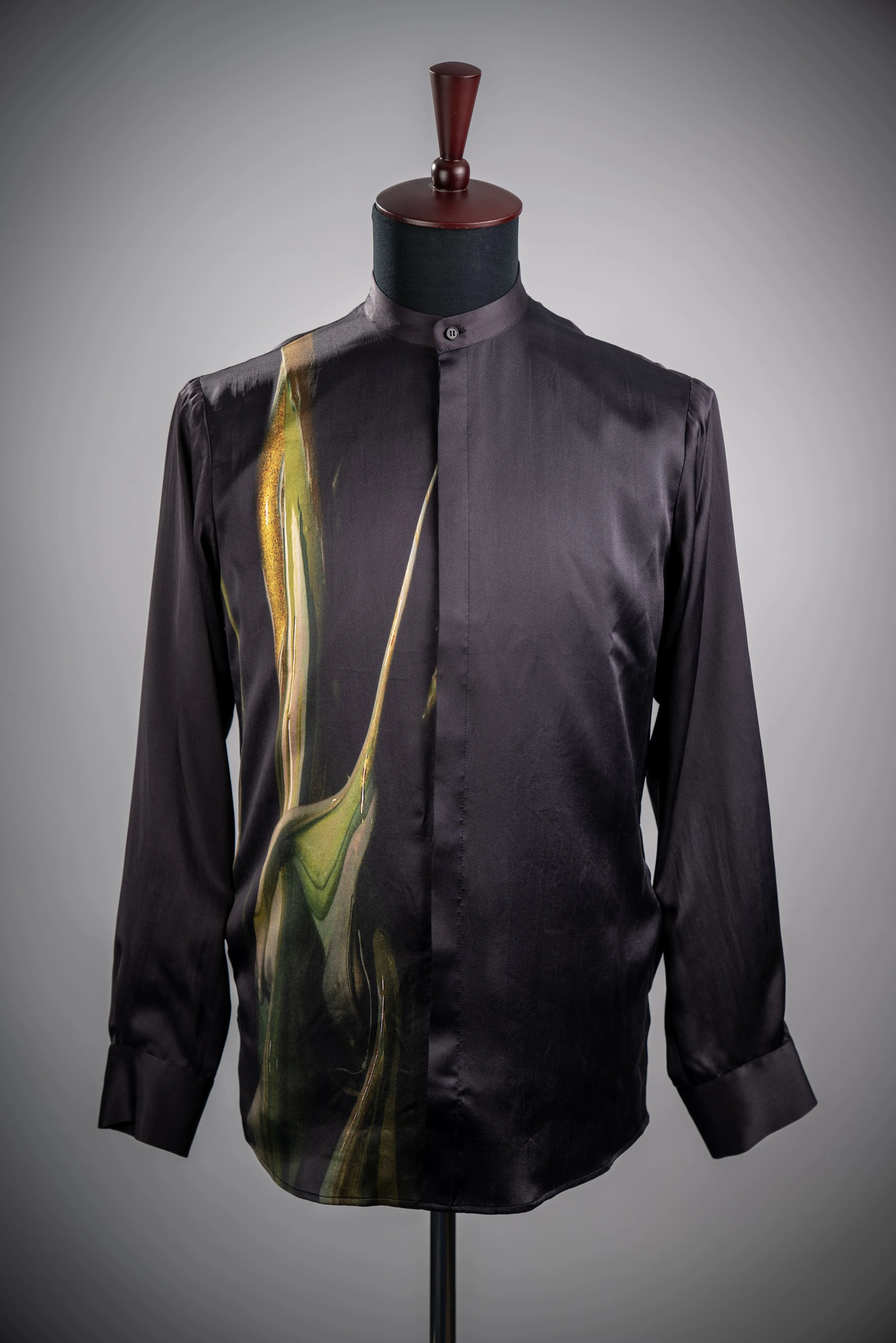 Sound of Ikebana Silk dress Shirt 7