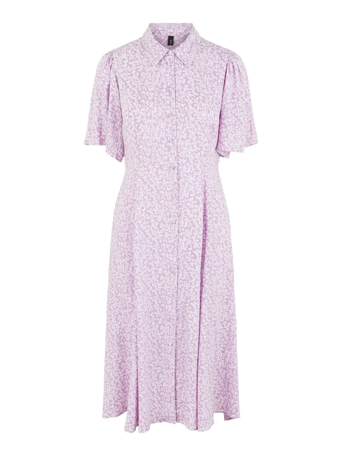 Stelli 2/4 Midi Shirt Dress - Cool Orchid