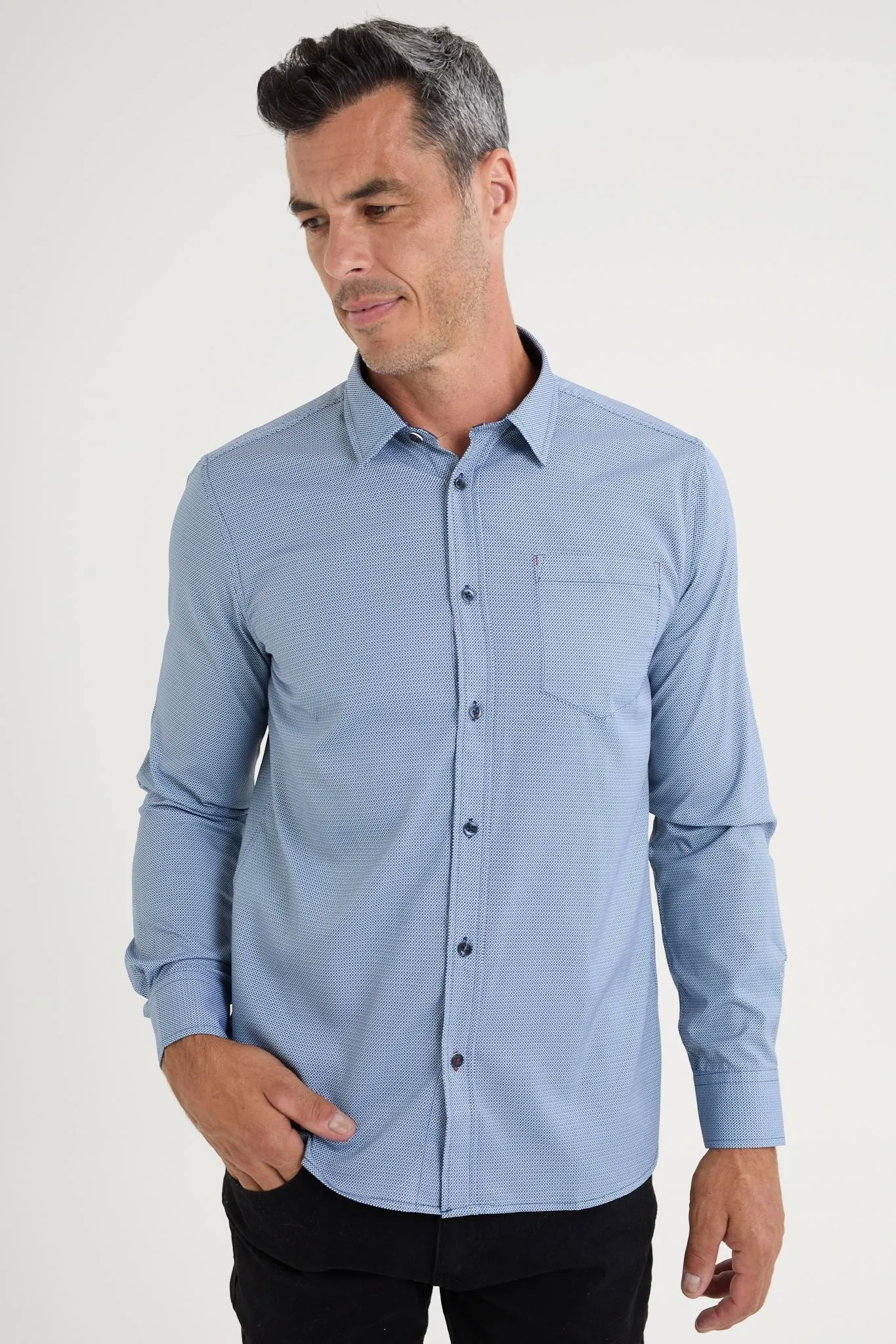 Stretch long sleeve shirt