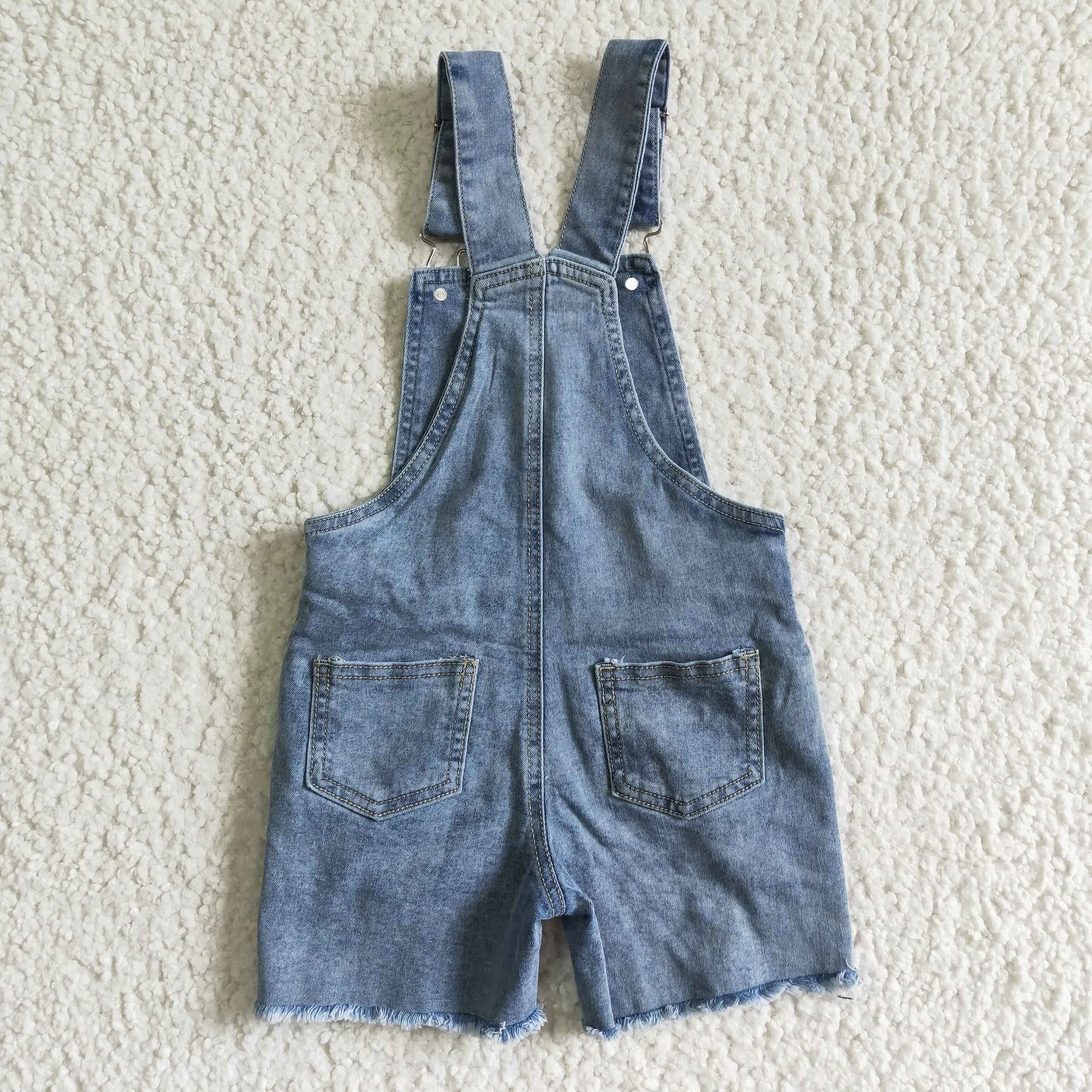 suspender blue  jeans