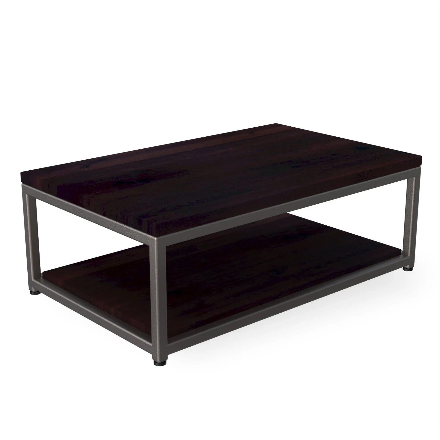 Sustainable Urban Wood and Steel Coffee Table