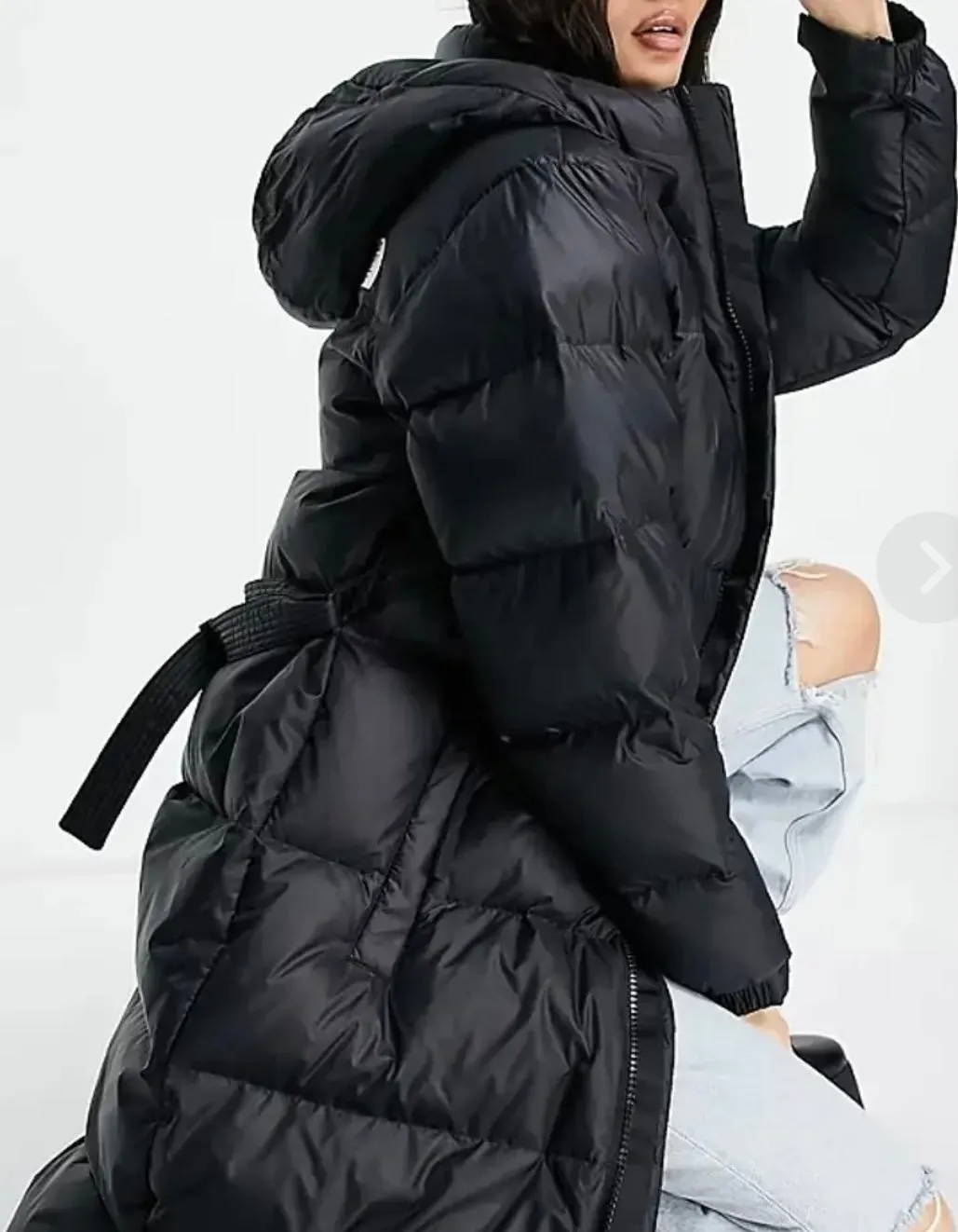 The North Face Women's Nuptse Belt Long Parka