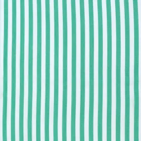 Viscose Lawn - Yarn Dyed Stripe - Apple Green