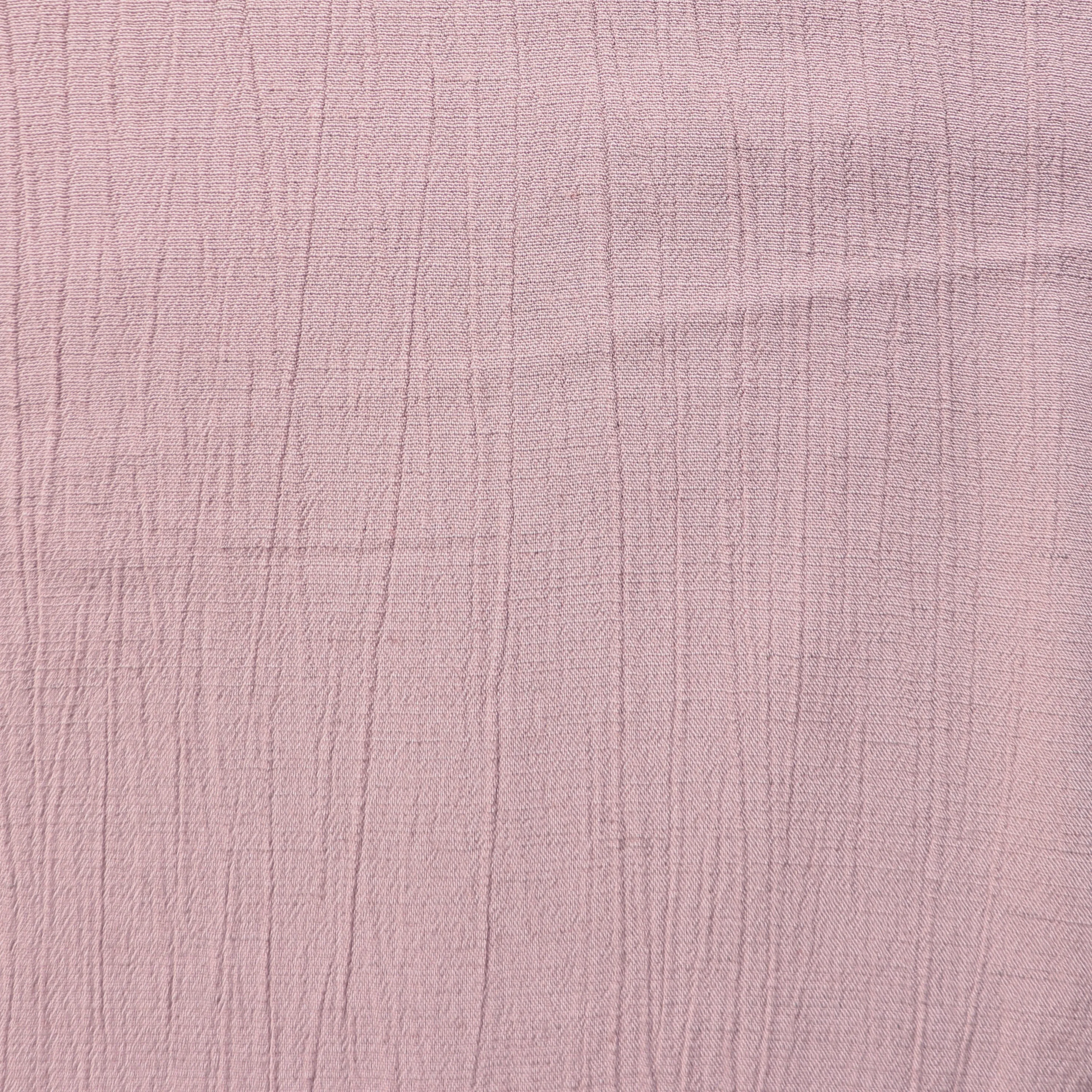 Viscose Linen Crinkle - Blush