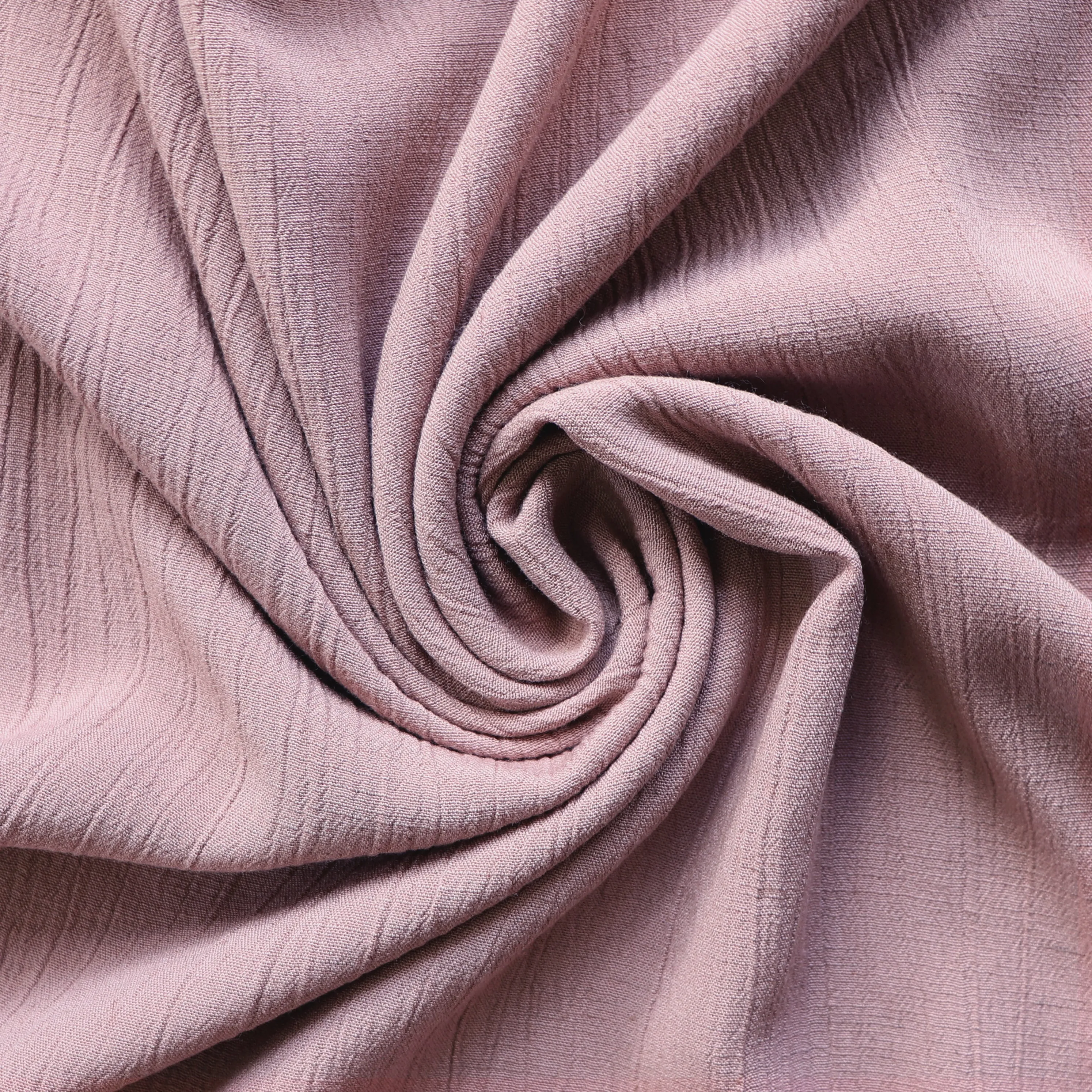 Viscose Linen Crinkle - Blush