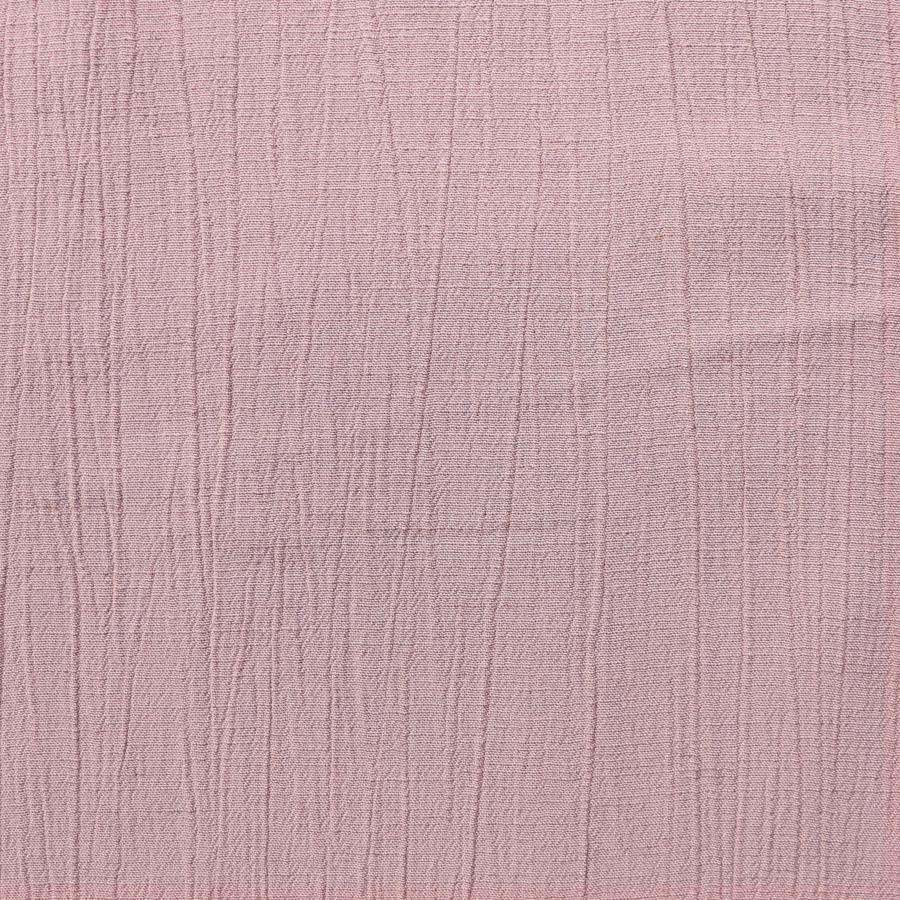 Viscose Linen Crinkle - Blush