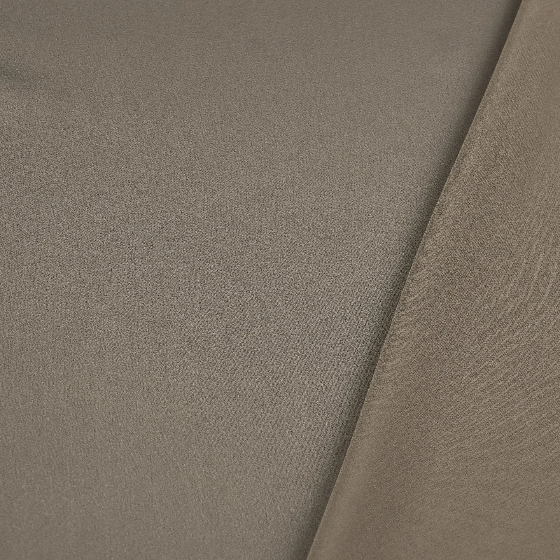 Walnut Brown Crepe Satin Fabric 97195