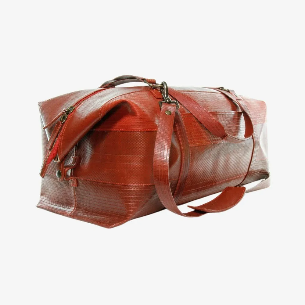 Weekend Bag Red Made Of Firehose/Parachute silk