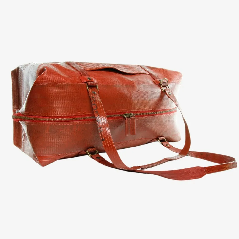 Weekend Bag Red Made Of Firehose/Parachute silk