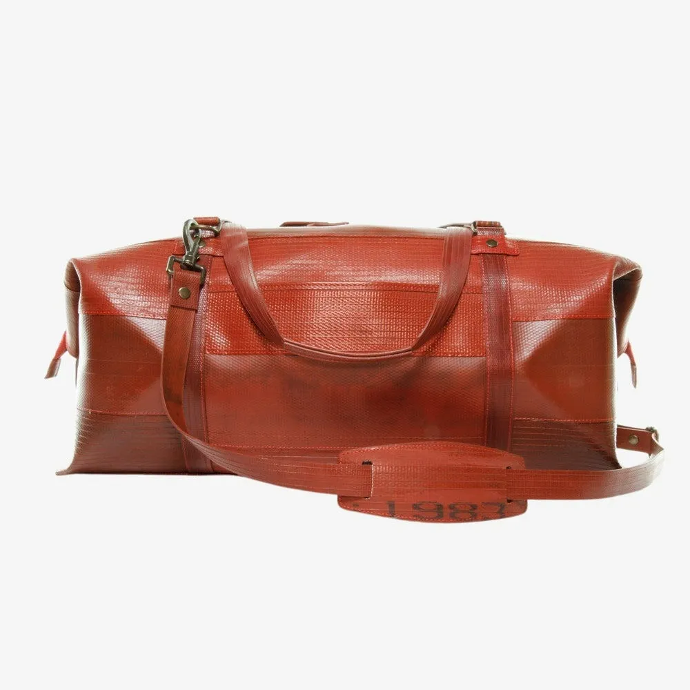 Weekend Bag Red Made Of Firehose/Parachute silk