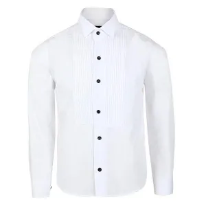 WHITE WING COLLAR BOYS SHIRT