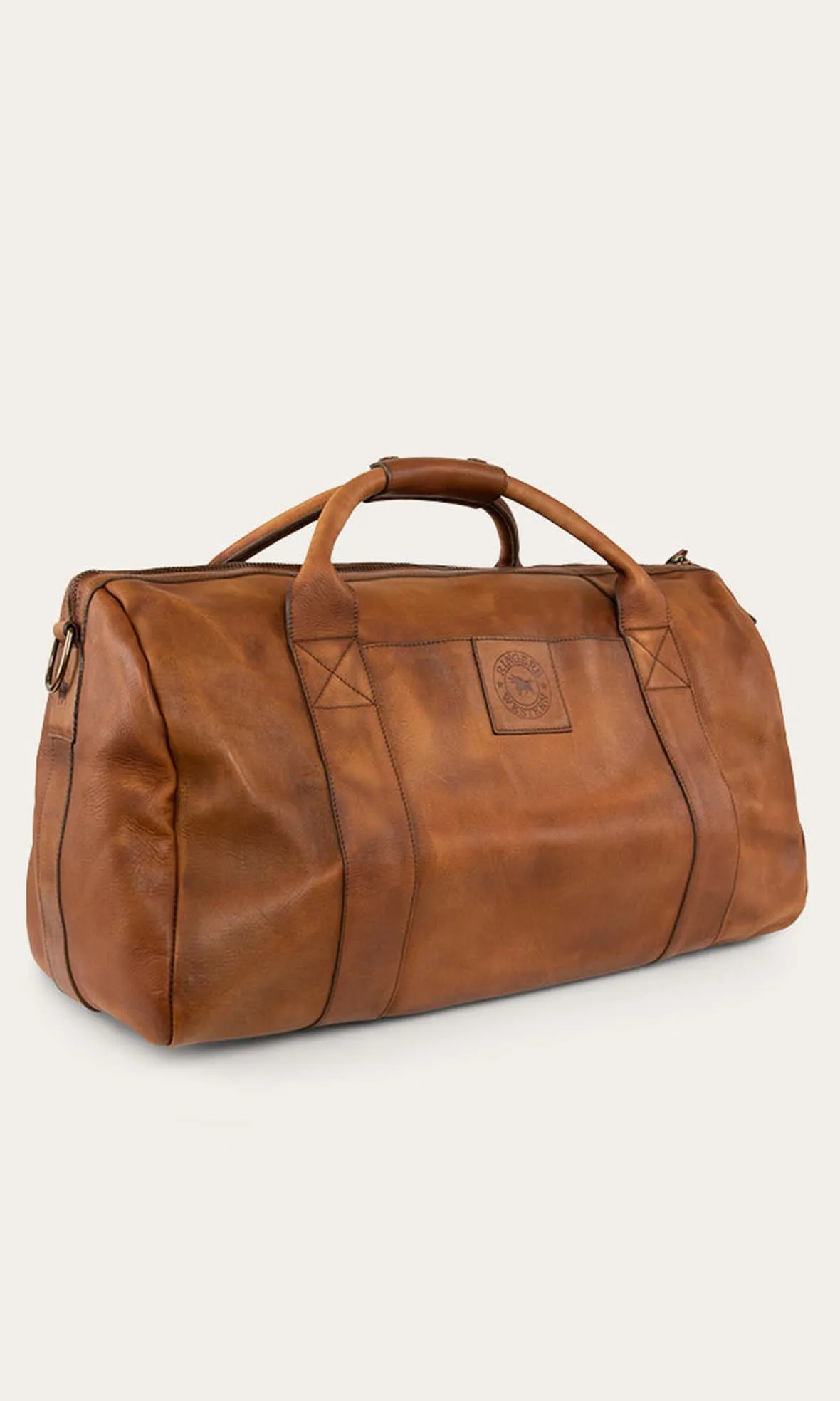 Willare Large Leather Duffle Bourbon