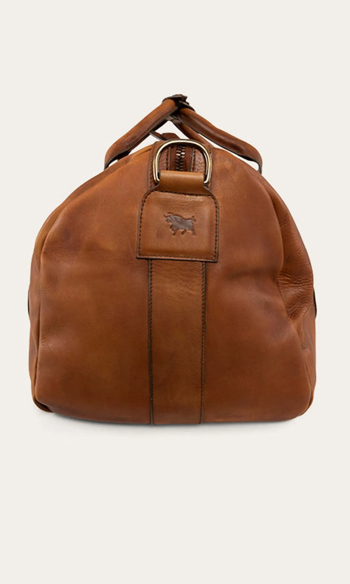 Willare Large Leather Duffle Bourbon