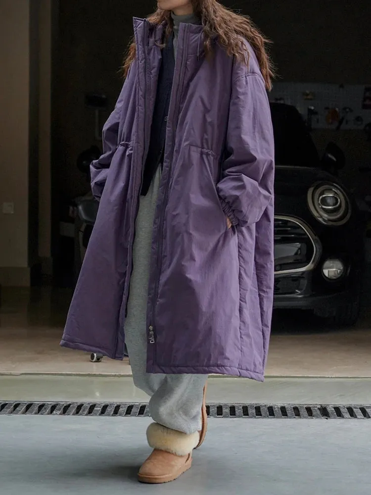 Women's Cozy Oversized Hooded Parka Jacket