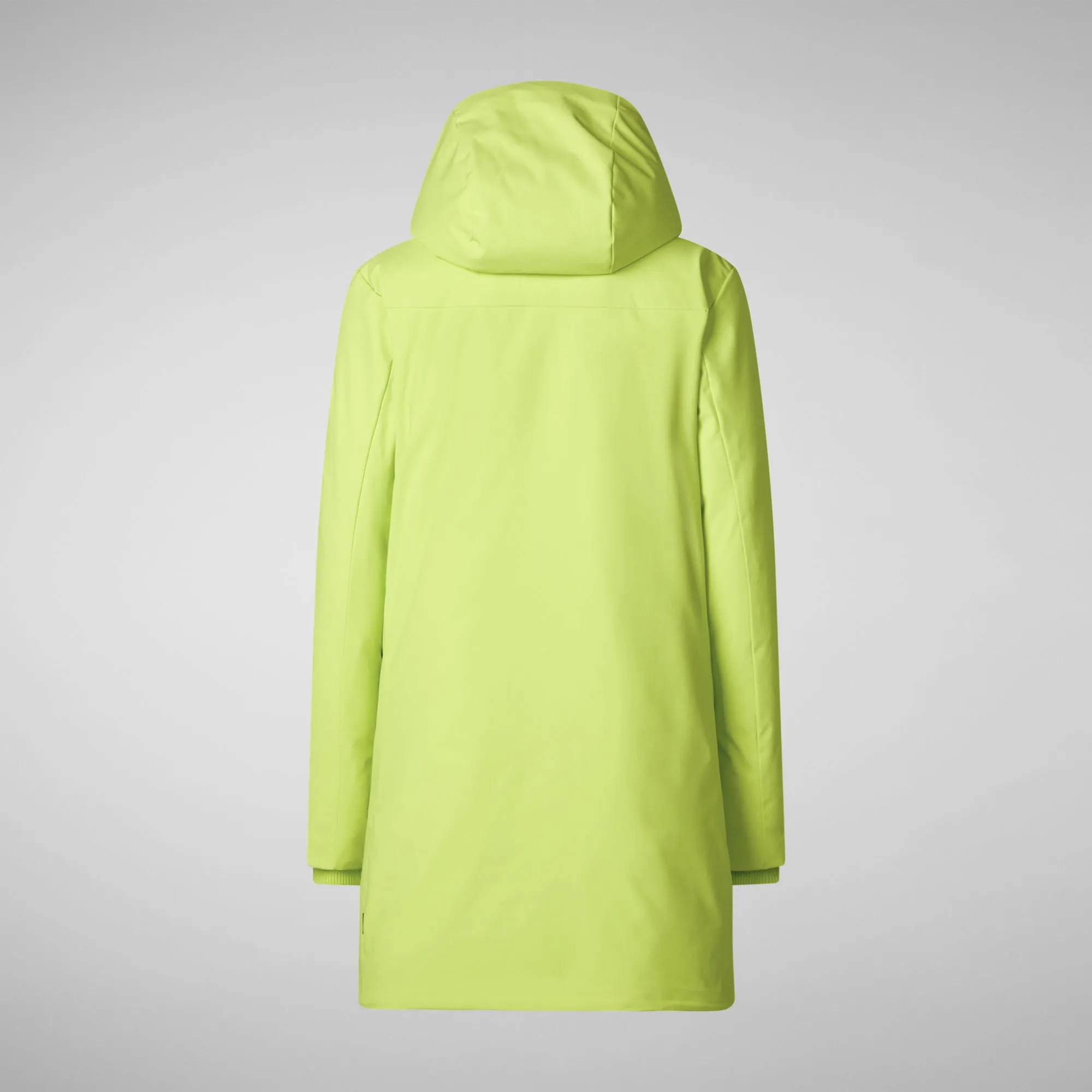 Women's hooded parka nellie in lichen green