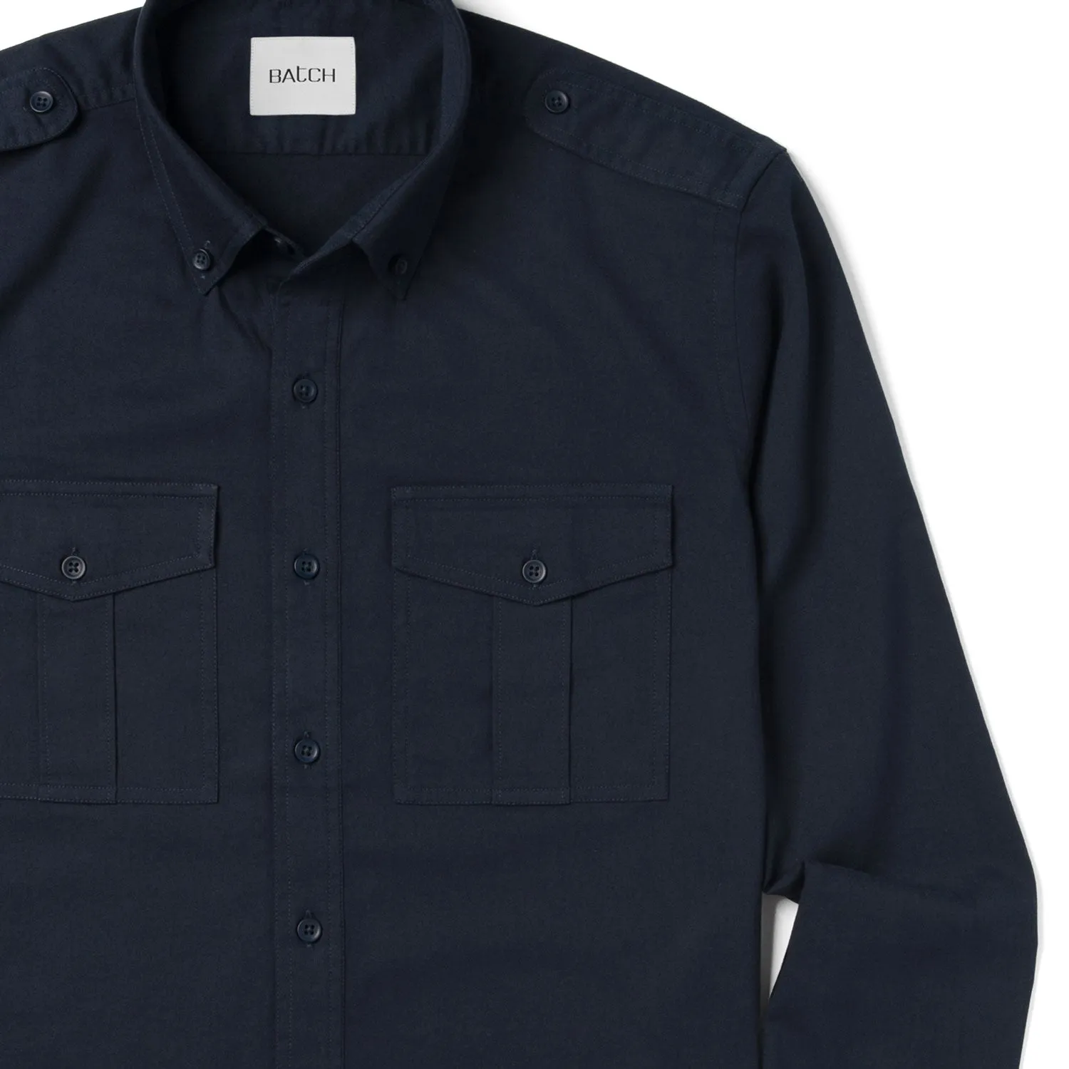 Wright Utility Shirt – Dark Navy Easy Cloth