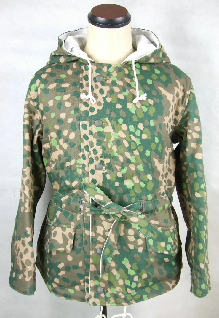 WWII German Elite HBT Pea Dot Reversible Winter Parka