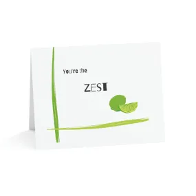 You're the Zest Greeting Cards (1, 10, 30, and 50pcs)